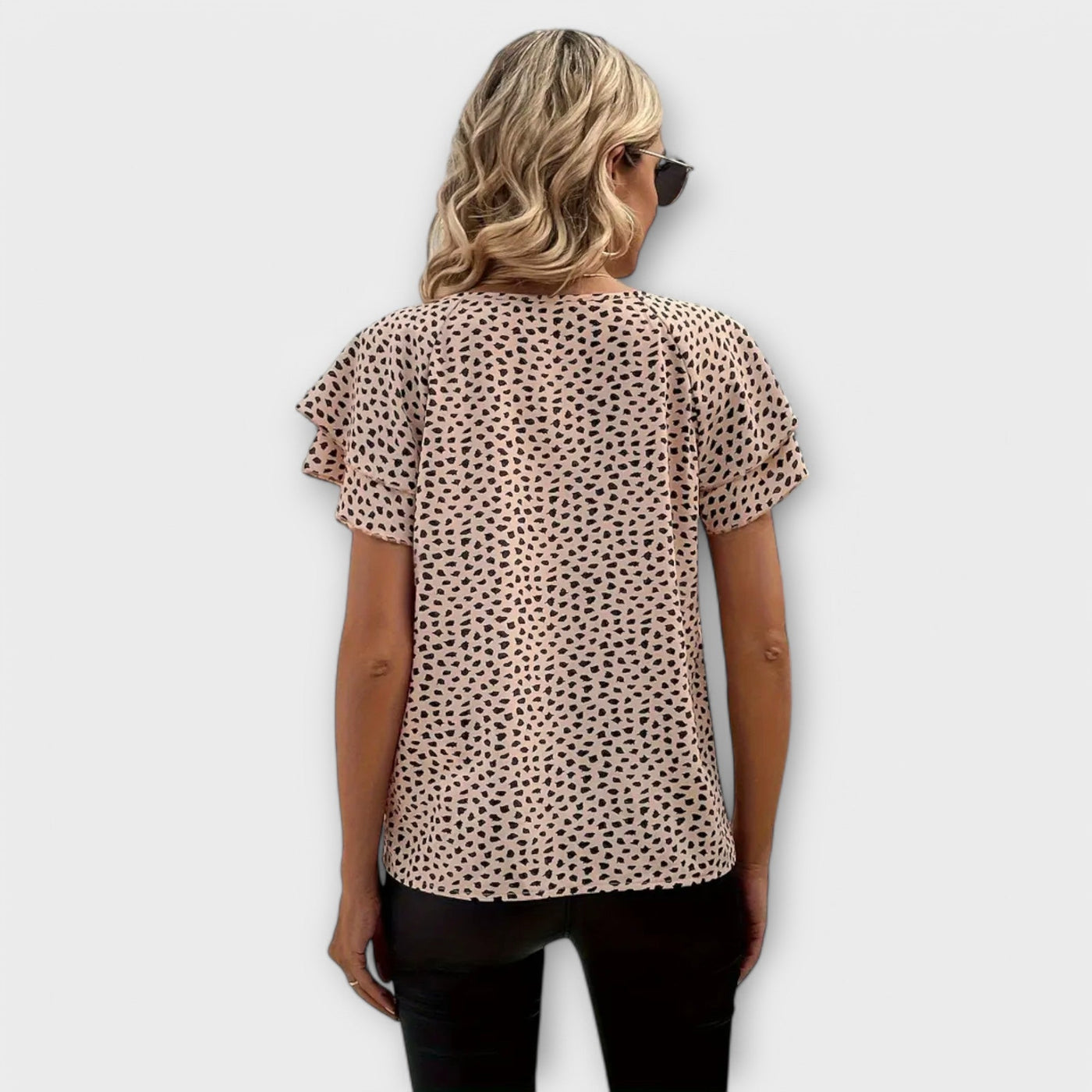 Emily - All-over bedrukte Blouse