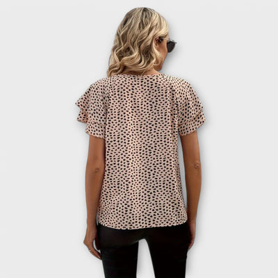 Emily - All-over bedrukte Blouse