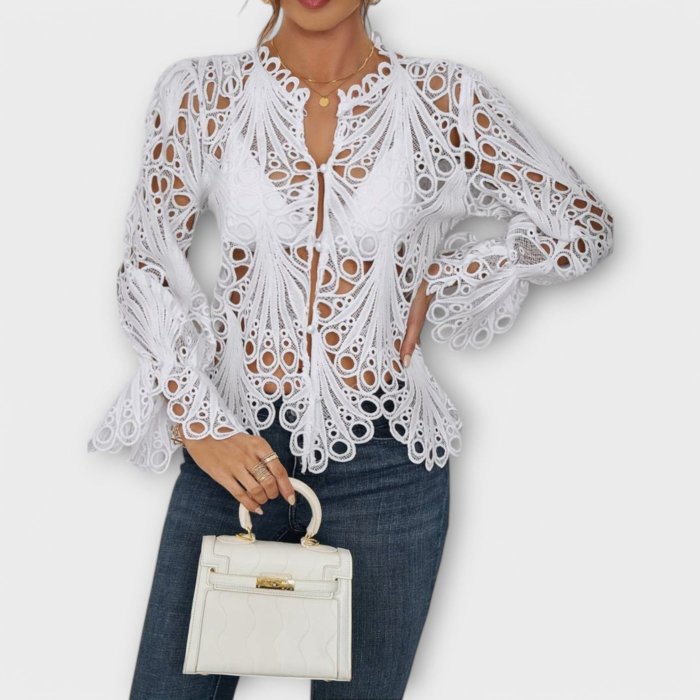 Savannah - Asymmetrische Blouse