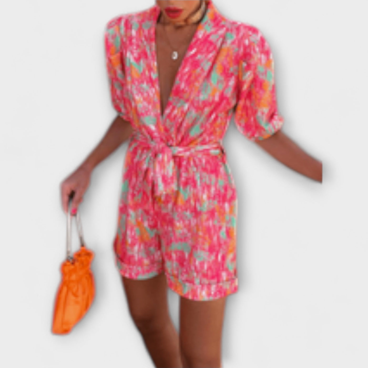 Paola - Hoge Taille Jumpsuit
