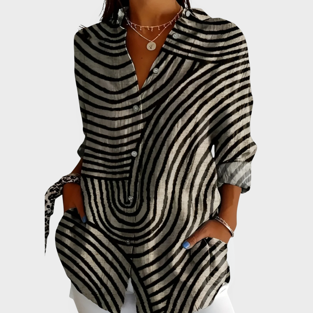 Maya™ | Blouse met Kleurrijk Ontwerp