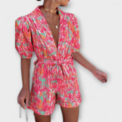 Paola - Hoge Taille Jumpsuit