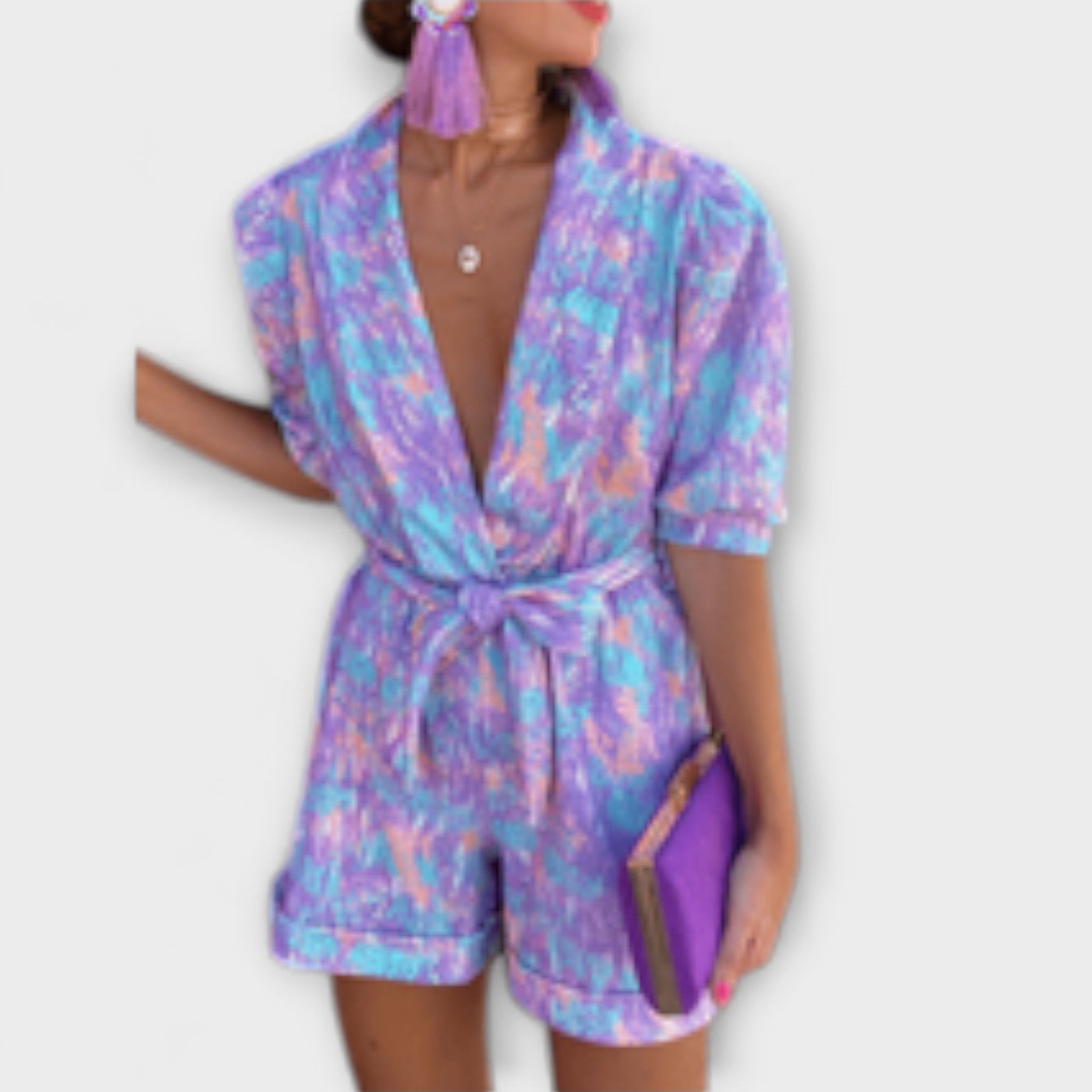 Paola - Hoge Taille Jumpsuit