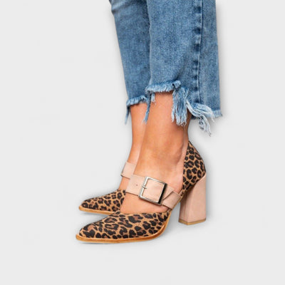 Avano - Leopardenprint Hakken Sandalen