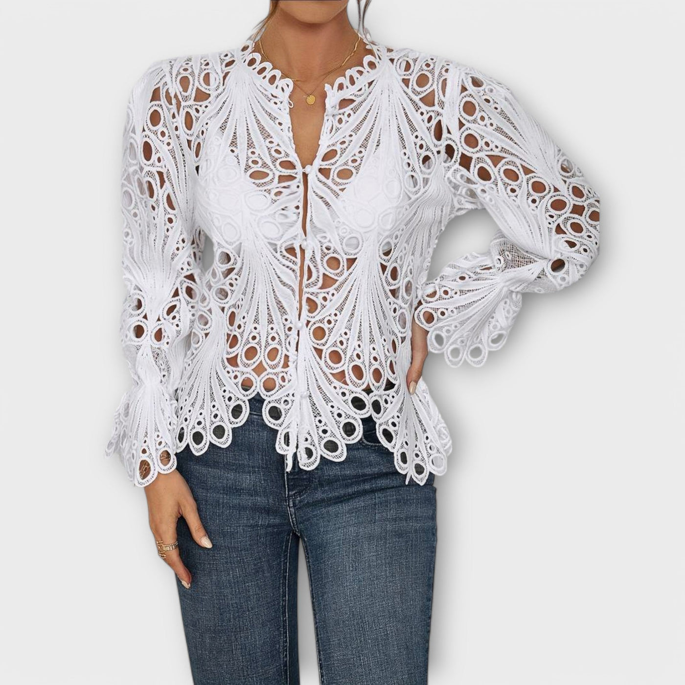 Savannah - Asymmetrische Blouse