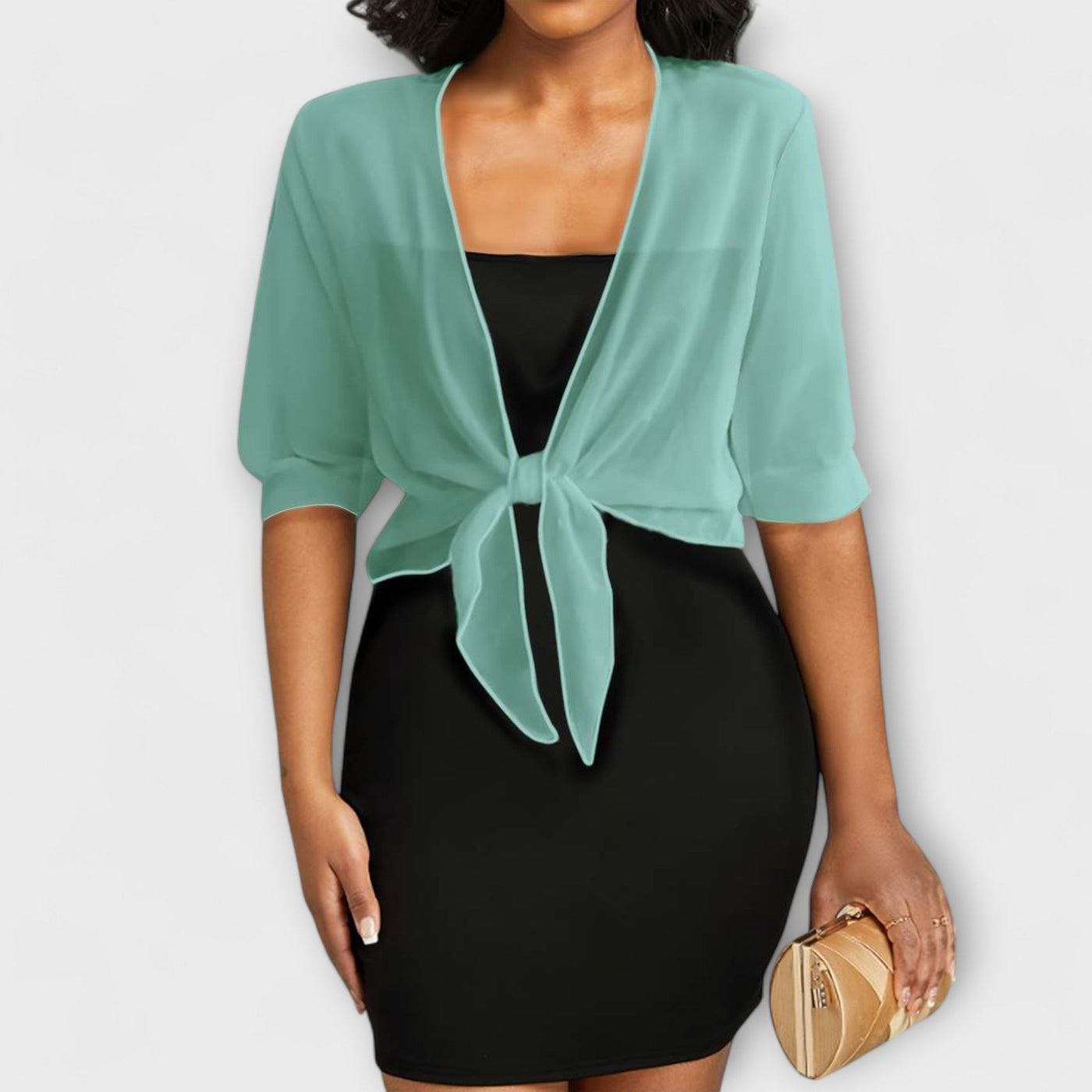 Olivia - Blouse met open voorkant