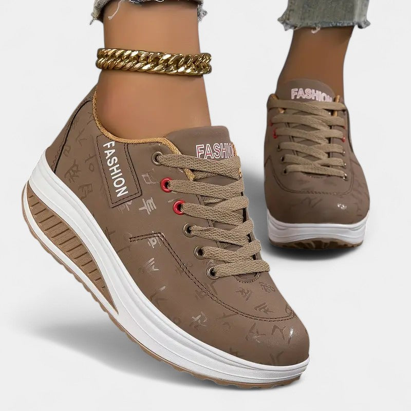 Gleame Sneakers - Orthopedische casual veter sneakers voor dames