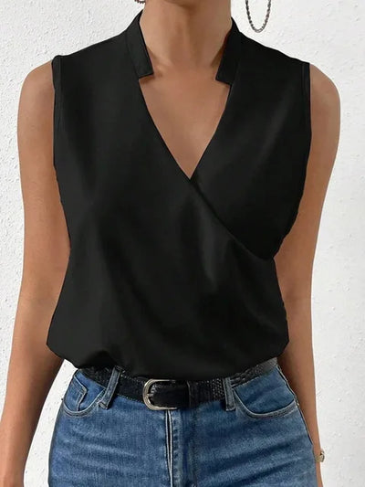 Zacht Zomer Top Met V-Hals Voor Dames | Casual