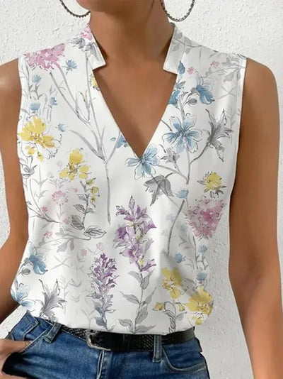 Zacht Zomer Top Met V-Hals Voor Dames | Casual