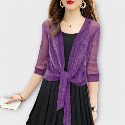 Olivia - Blouse met open voorkant