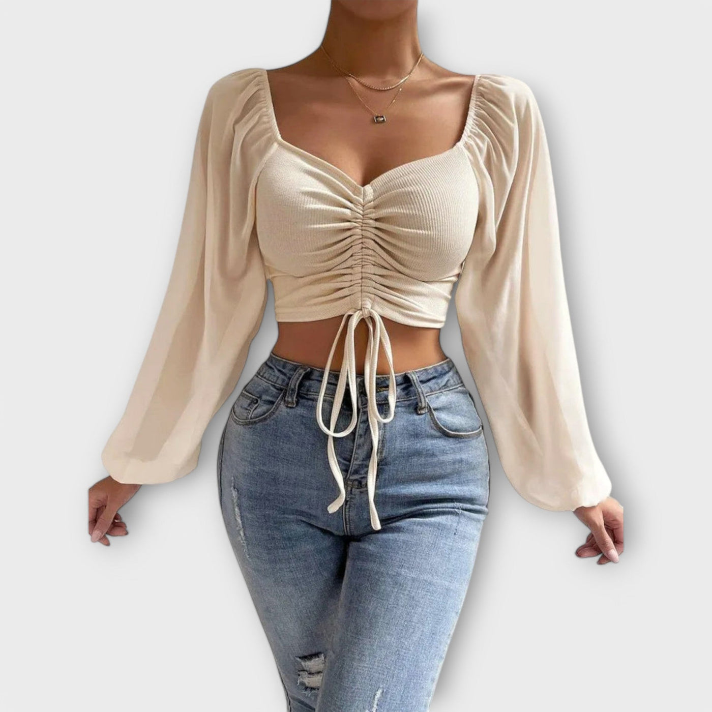 Jacqueline - Veelzijdige Avondblouse