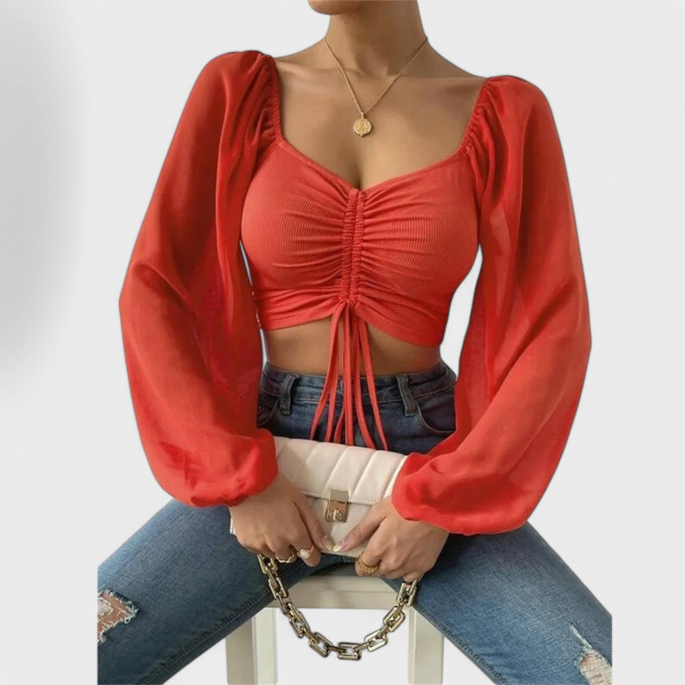 Jacqueline - Veelzijdige Avondblouse
