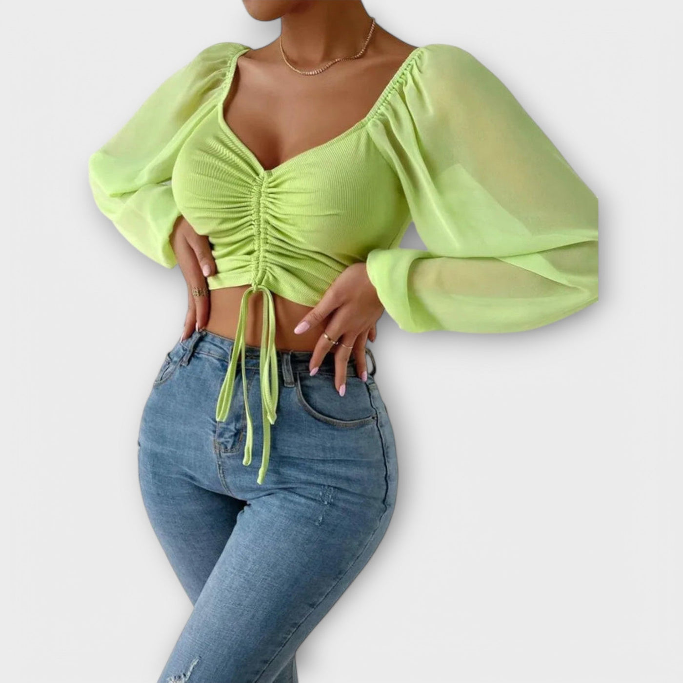Jacqueline - Veelzijdige Avondblouse