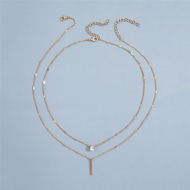 Vintage-halskettingset met gouden hanger