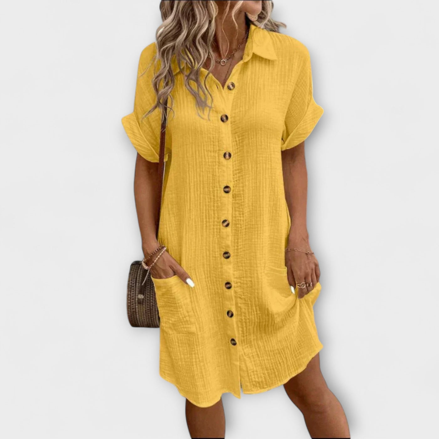 Aria – Klassieke Polo Casual Jurk