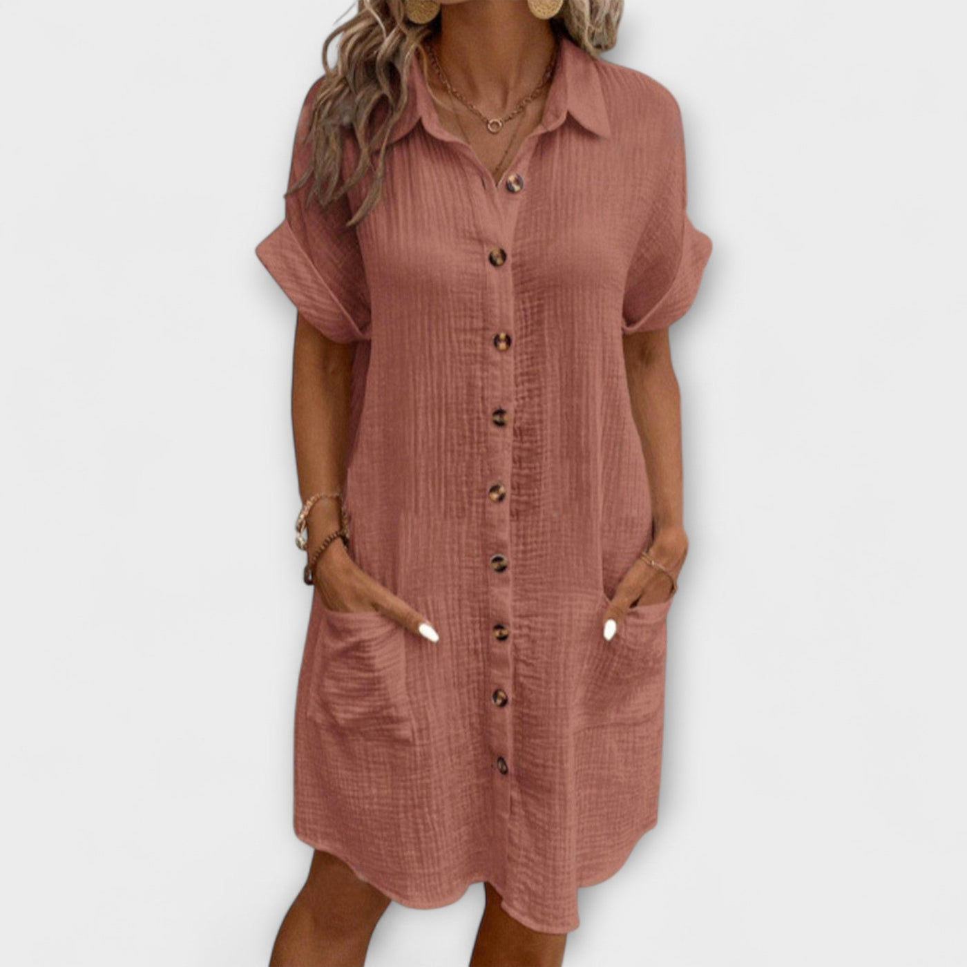 Aria – Klassieke Polo Casual Jurk
