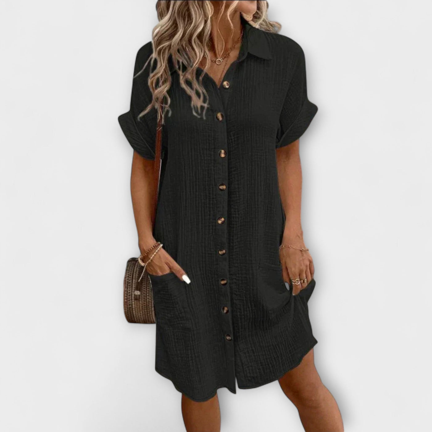 Aria – Klassieke Polo Casual Jurk