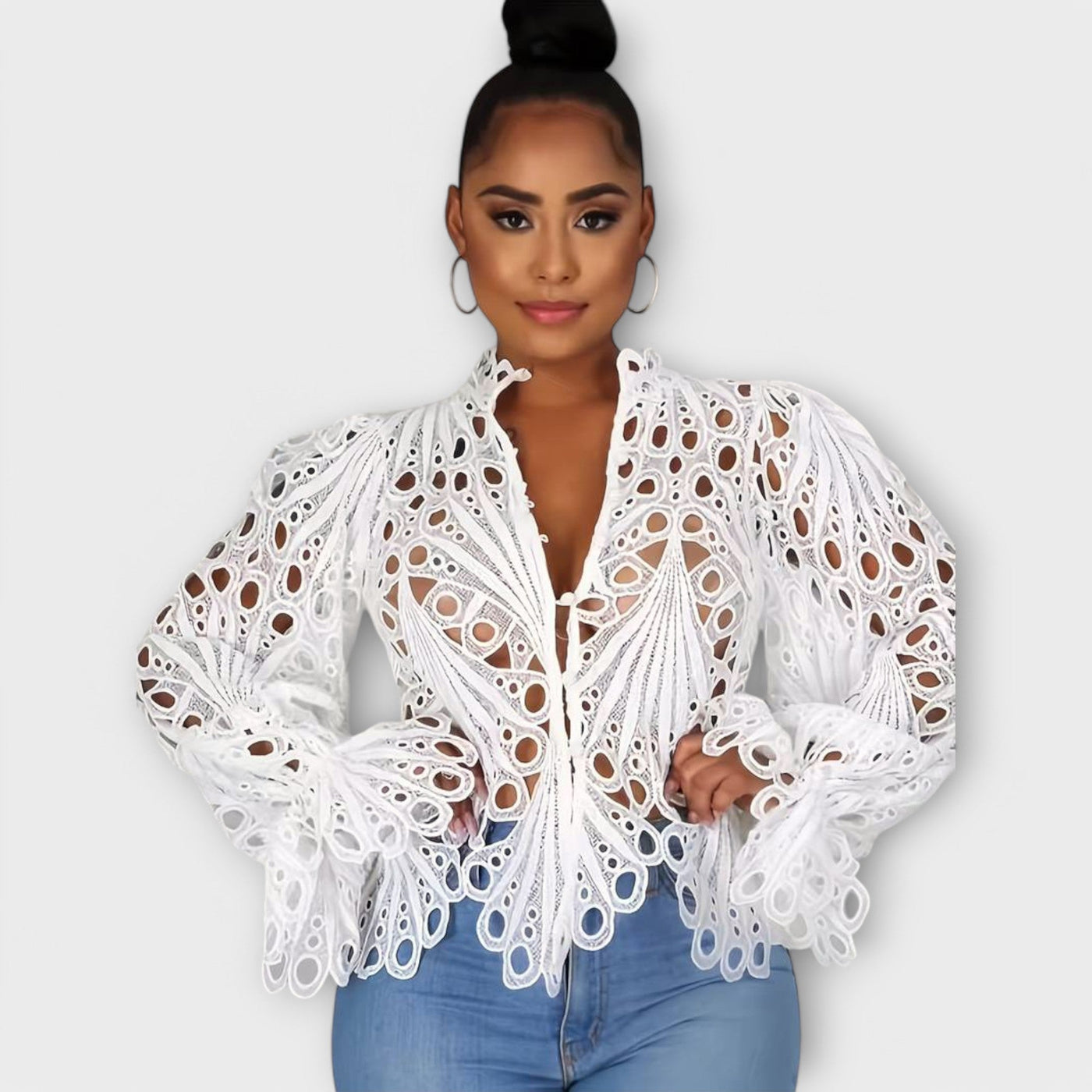 Savannah - Asymmetrische Blouse