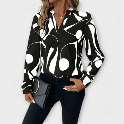 Mika - Elegante langärmelige blouse