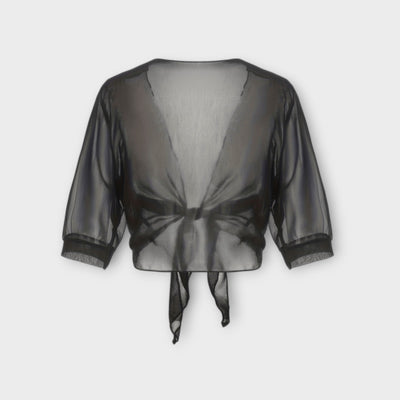 Olivia - Blouse met open voorkant