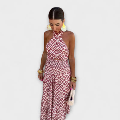 Bruna - Elegante Off-Shoulder Jurk