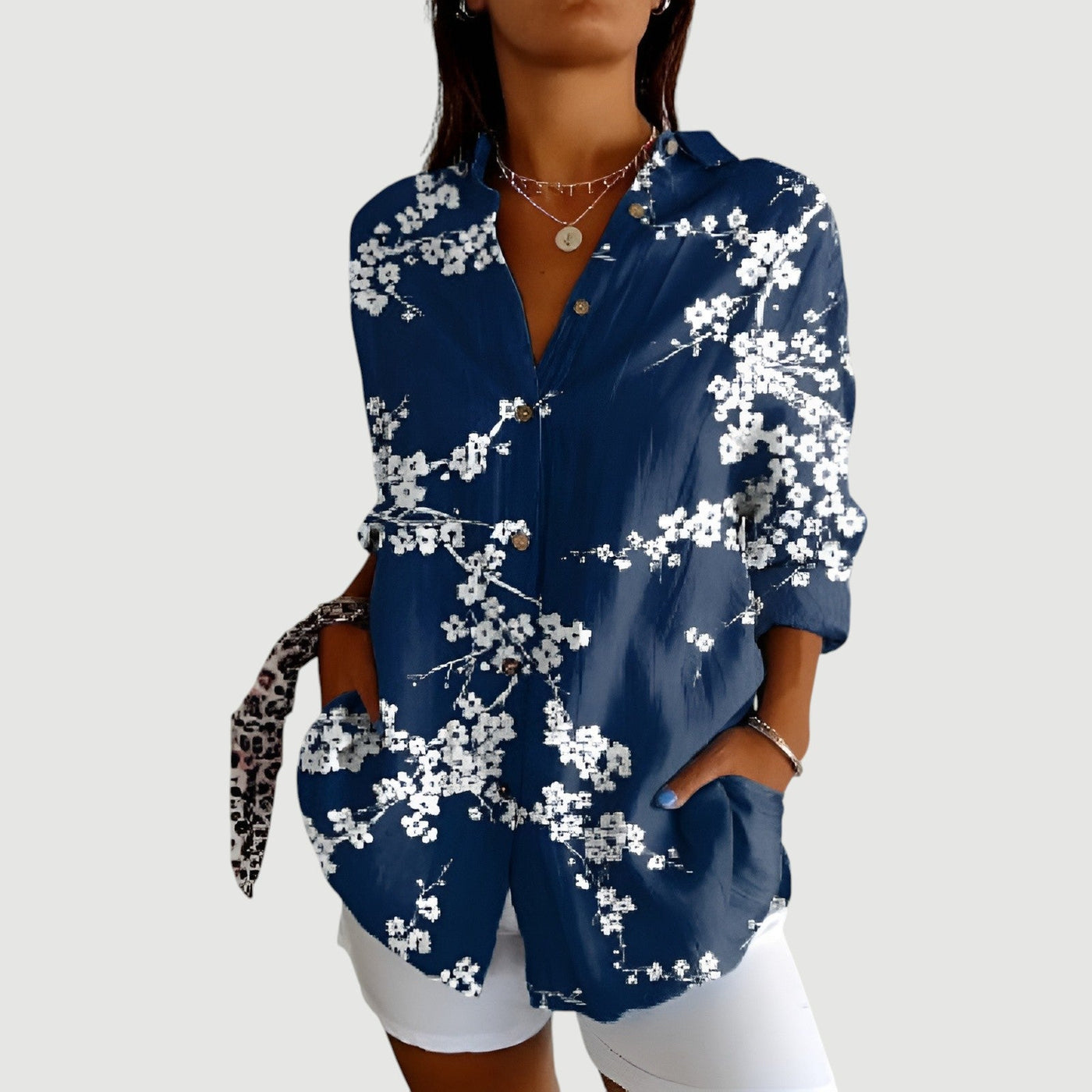 Aisha™ | Blouse met Kleurrijk Ontwerp