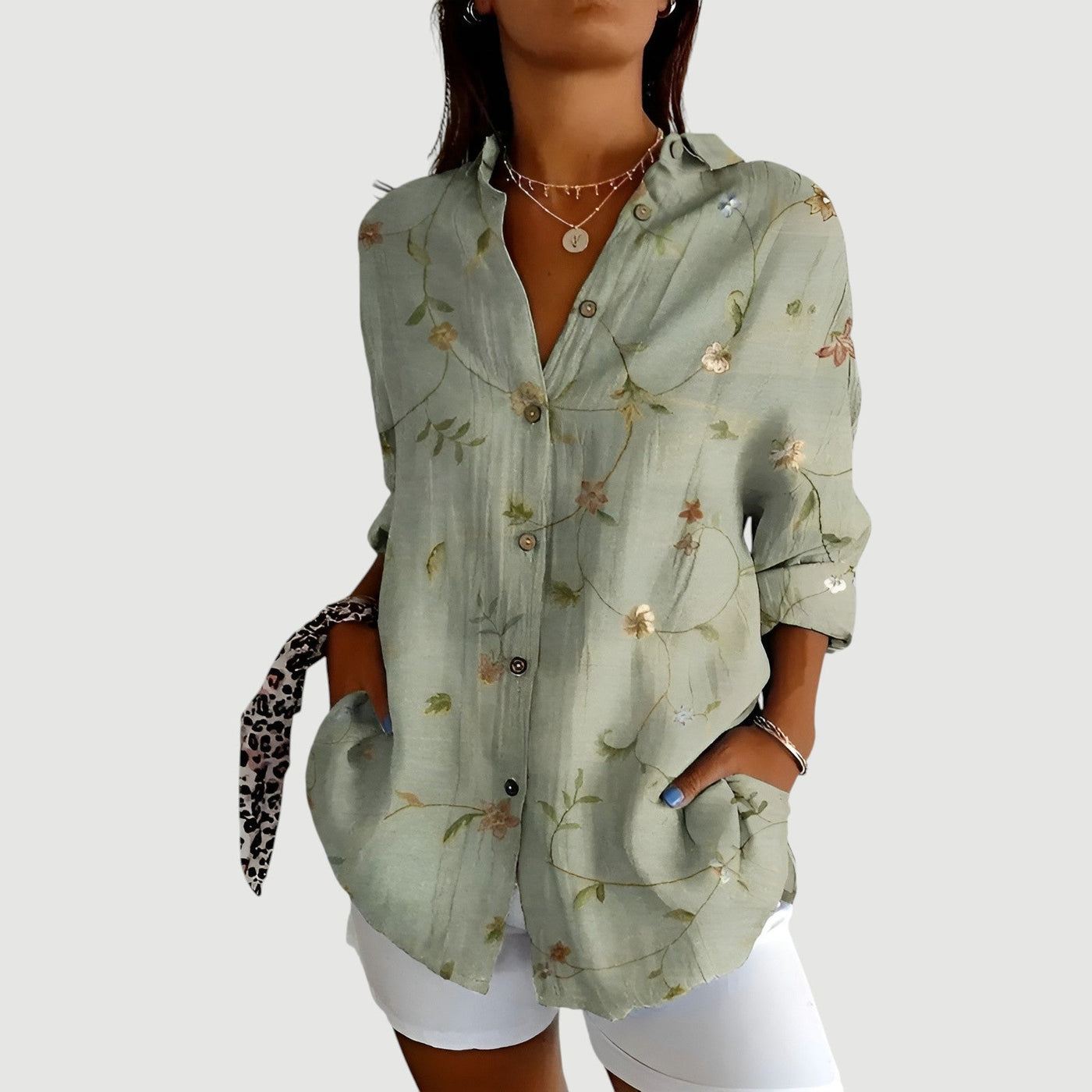 Amelia™ | Blouse met Kleurrijk Ontwerp