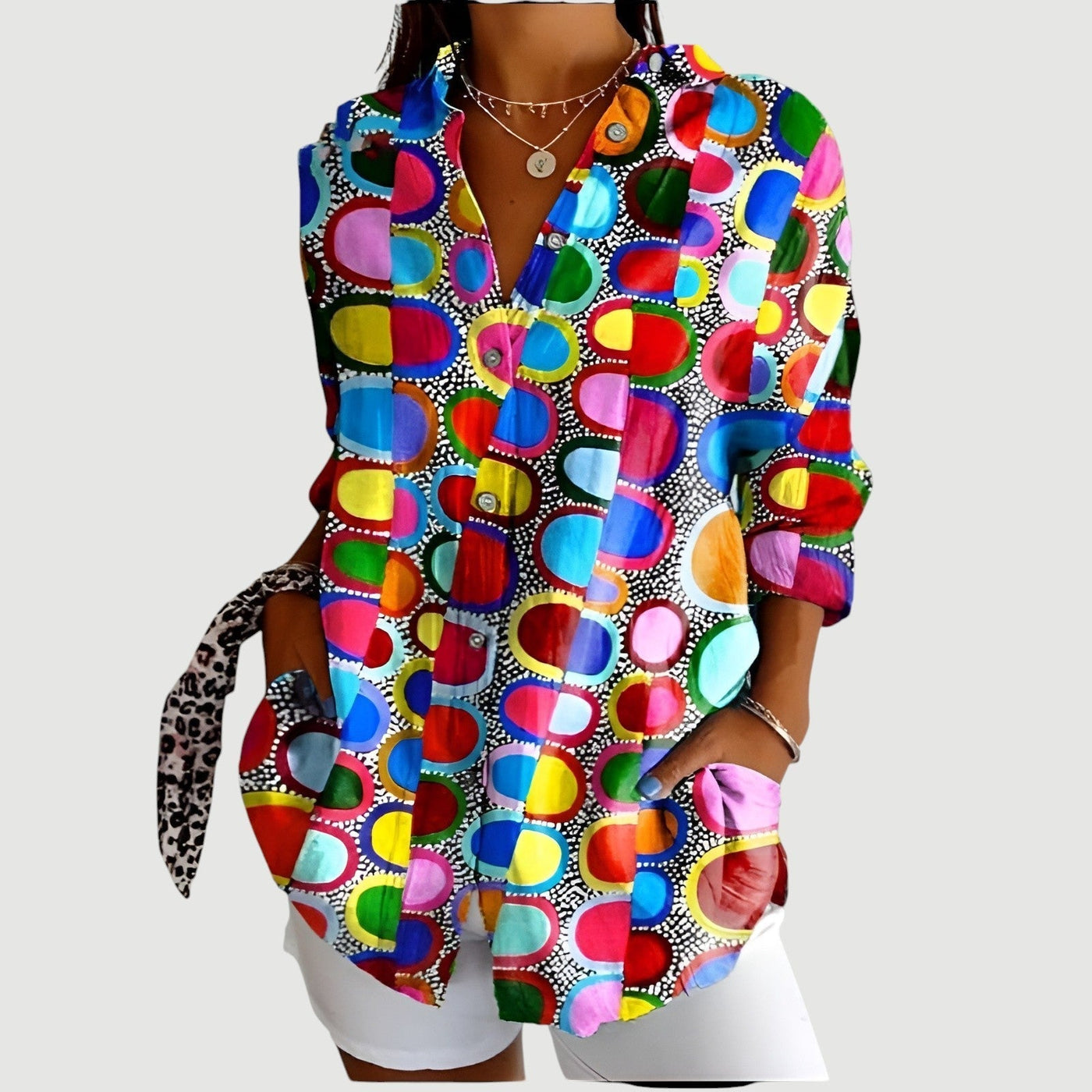 Tilly™ | Blouse met Kleurrijk Ontwerp